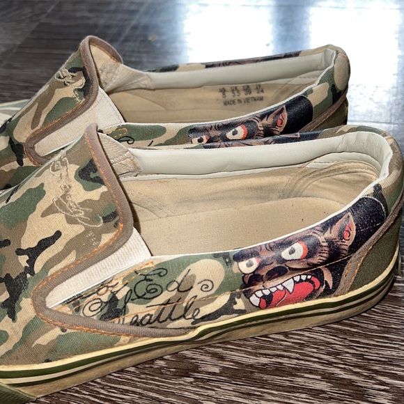 Ed Hardy Camo Slip On Sneaker - Picture 7 of 12